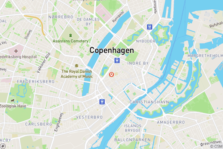 Map of 5 Day Copenhagen, Denmark Adventure