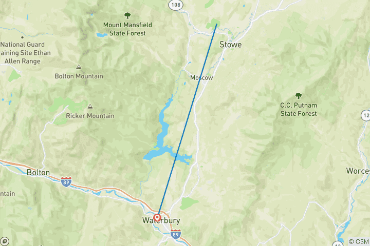 Map of Taste of Vermont