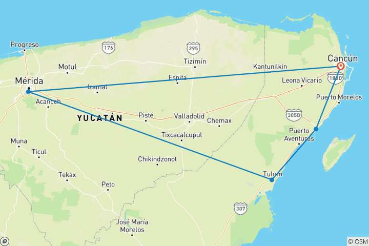 Kaart van 2 voor 1 Mexico: Viva la Vida! (5 bestemmingen)