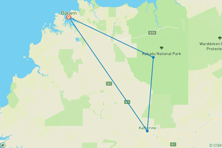 Karte von Outback Adventure