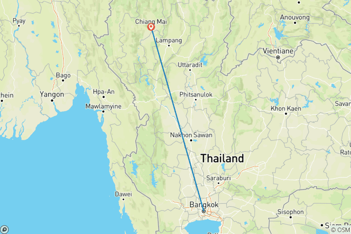 Carte du circuit Festival de Songkran