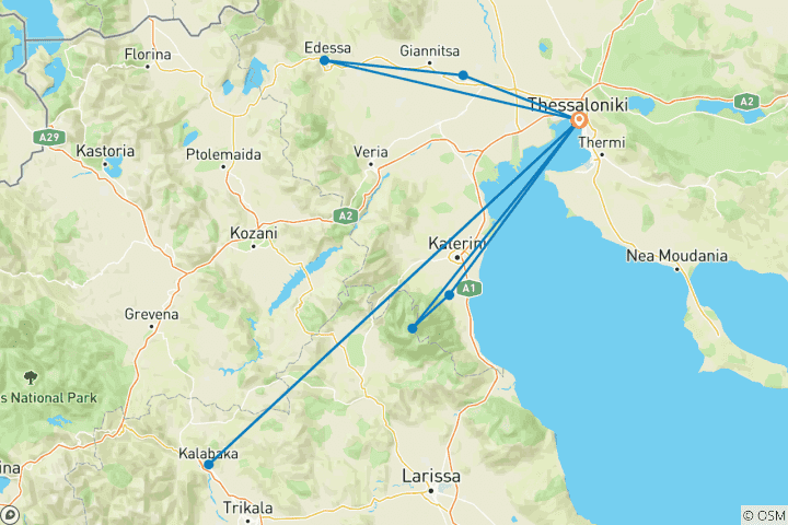 Map of Kleine Schätze 6 Tage/5 Nächte jeden Sonntag