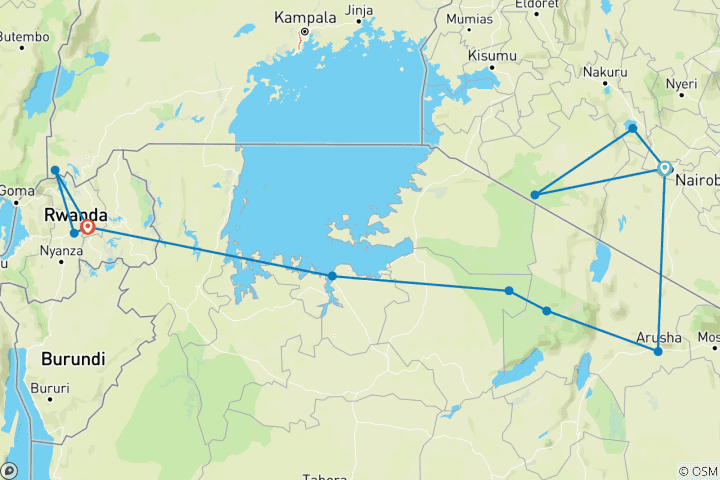 Carte du circuit Ciel africain