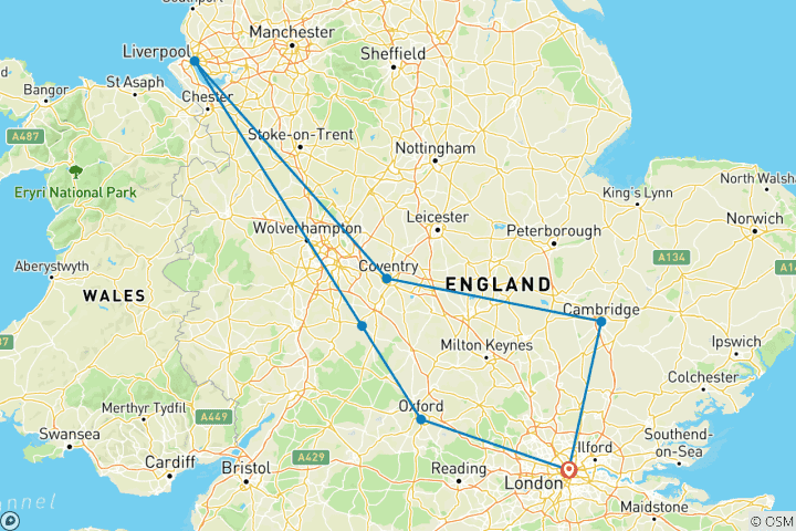 Map of Essential England