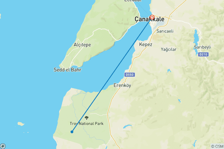 Mapa de Circuito Privado de la Experiencia de Troya