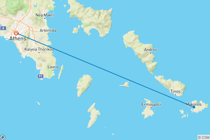 Mapa de Preciosa Grecia