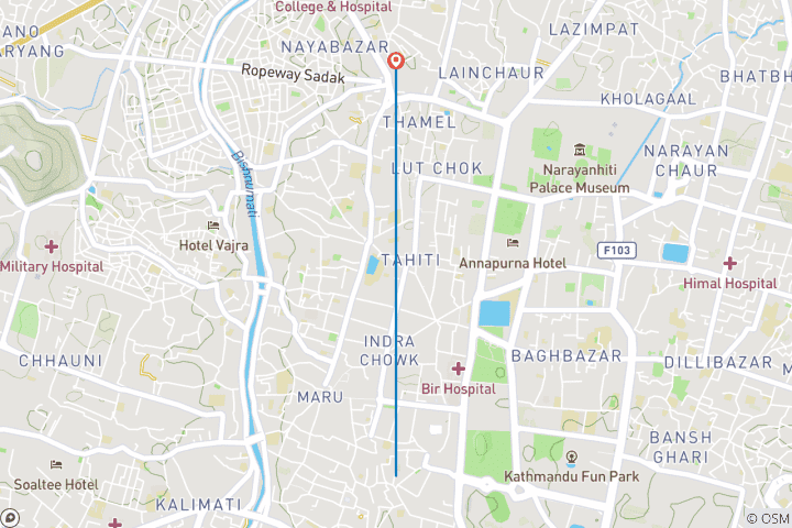 Karte von Holi Festival Tour