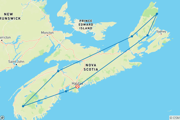 Map of Sea to Stars: Nova Scotia in Depth