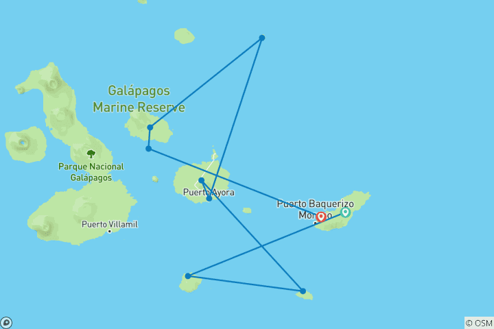 Carte du circuit Grand Majestic - 8 jours itinéraire A