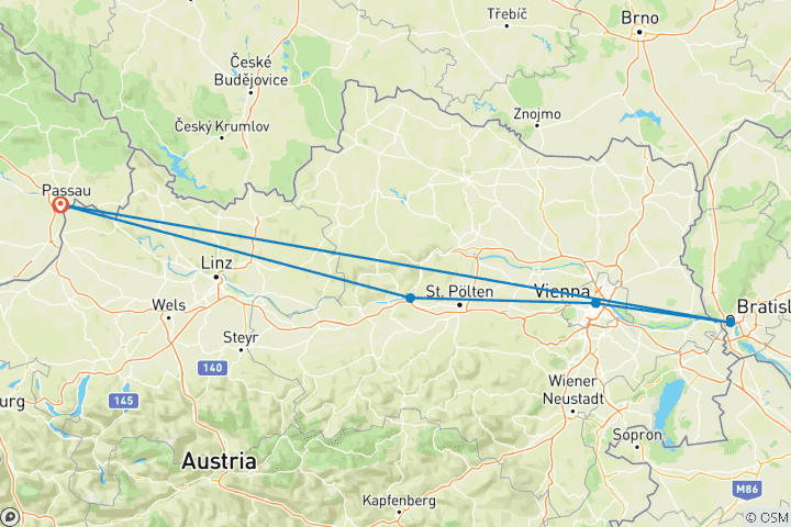 Karte von Donau Weihnachtstraum 2026