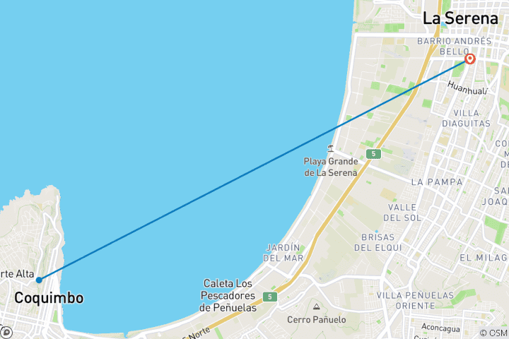 Mapa de 5 Días Valle del Elqui: Senderos, Estrellas y Cervezas con Alma