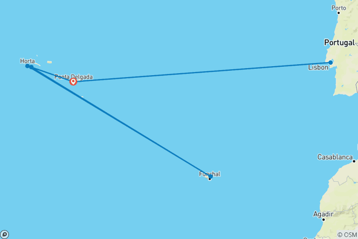 Map of Azores: Wild Volcanic Islands of the Atlantic