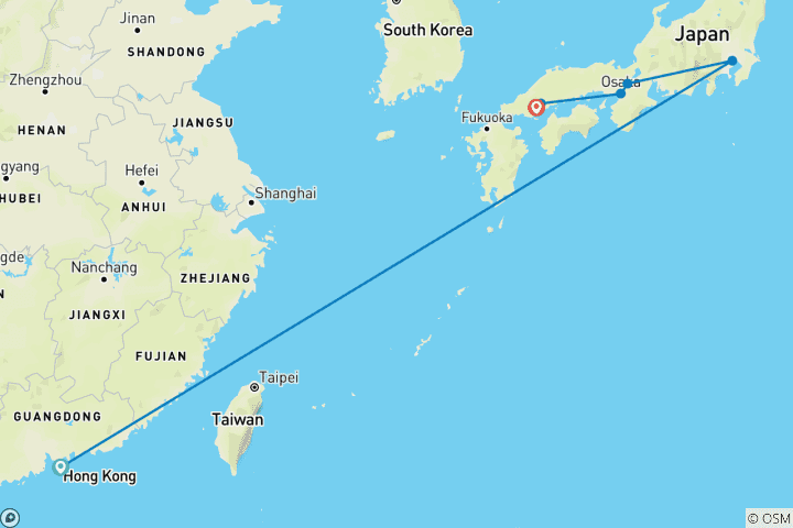 Map of Japan Bucketlist: Konbini, Karaoke & Kawaii Culture (from Hong Kong to Miyajima Island)