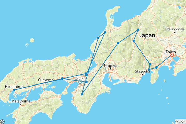 Map of Japan Uncovered
