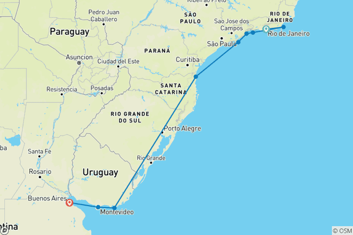 Map of Rhythms of the Brazilian Coastline 2027