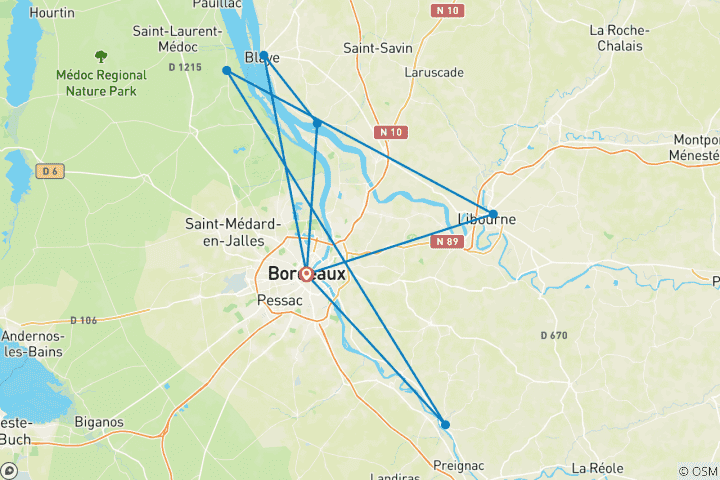 Map of Beautiful Bordeaux 2026