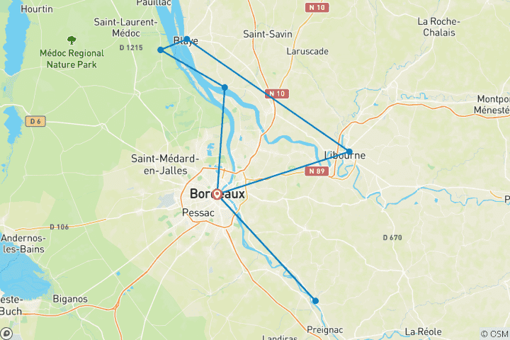 Map of Bordeaux Affair 2026