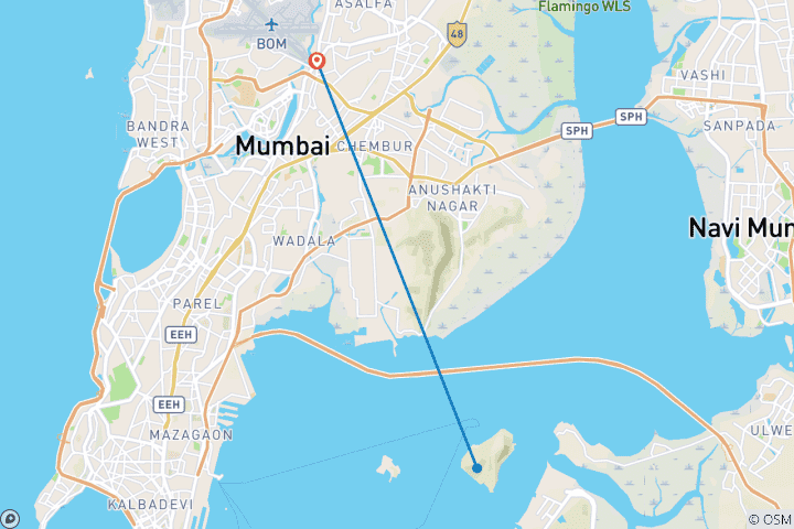 Map of Mumbai in a Day: City Highlights Tour