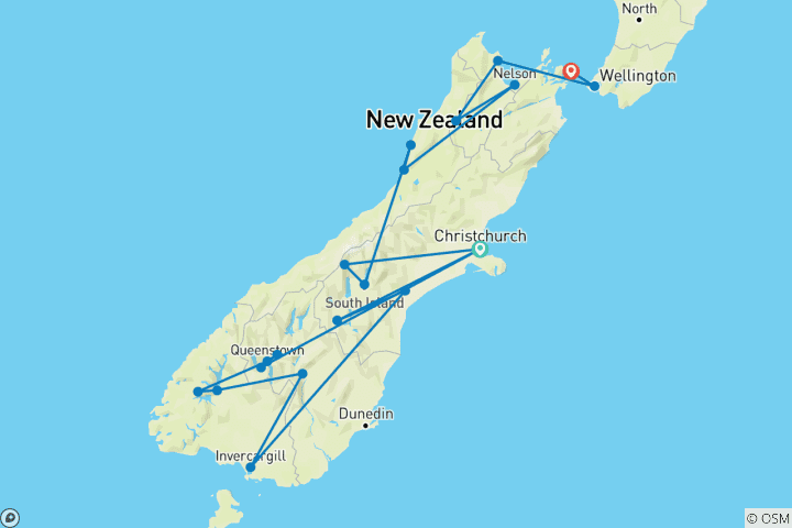 Map of Southern Spirit (Small Group, 2026/2027)