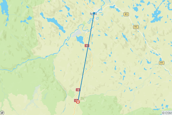 Map of Jewels of Finnish Lapland - 5 days