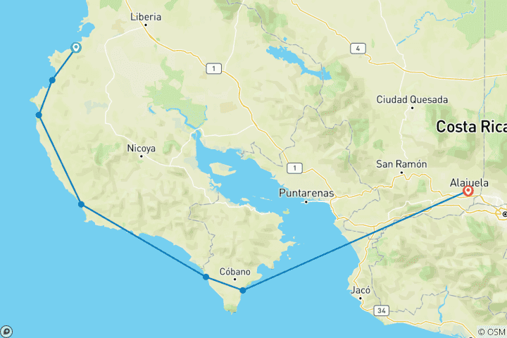 Carte du circuit Playa & Sol