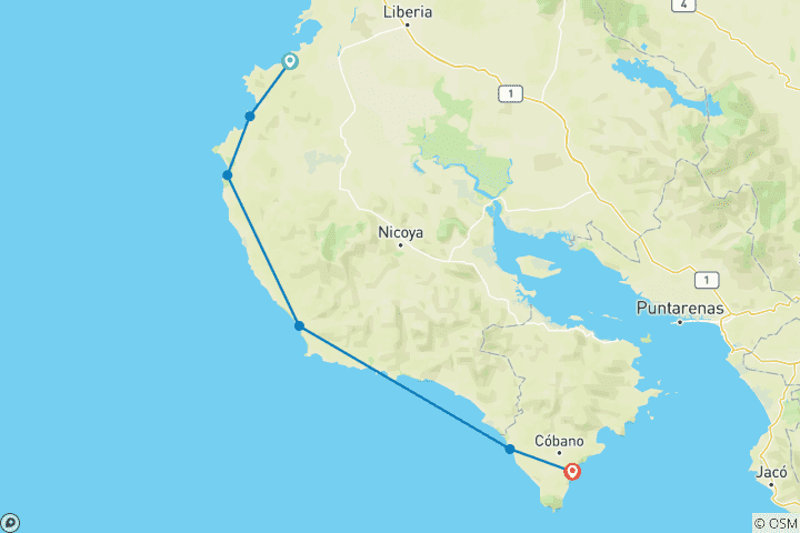 Carte du circuit Playa & Sol