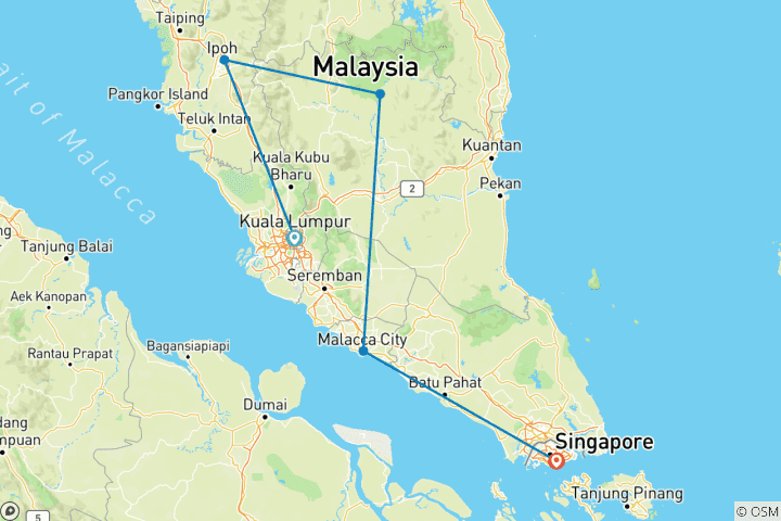 Mapa de Aventura ferroviaria en la jungla de Malasia
