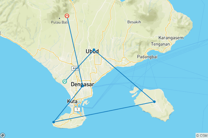 Map of Bali Stories: Find Me by the Waves (from Canggu to Bali)