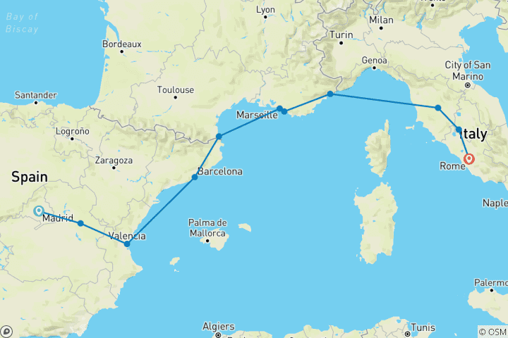 Map of Mediterranean Flavours