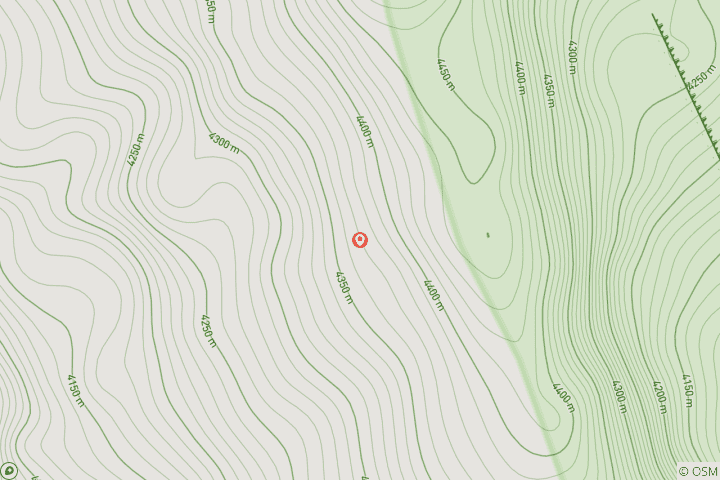 Map of Mount Meru Trekking 4 Days