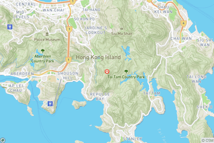 Map of Hello Hong Kong: From Neon to Nature & Beach