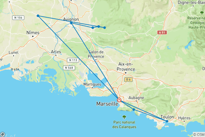Map of Provence with family: A fabulous roadtrip full of fun and discovery