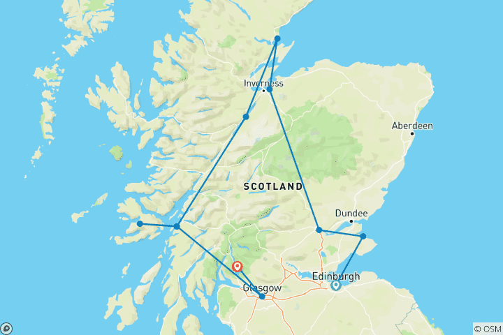 Map of Spectacular Scotland