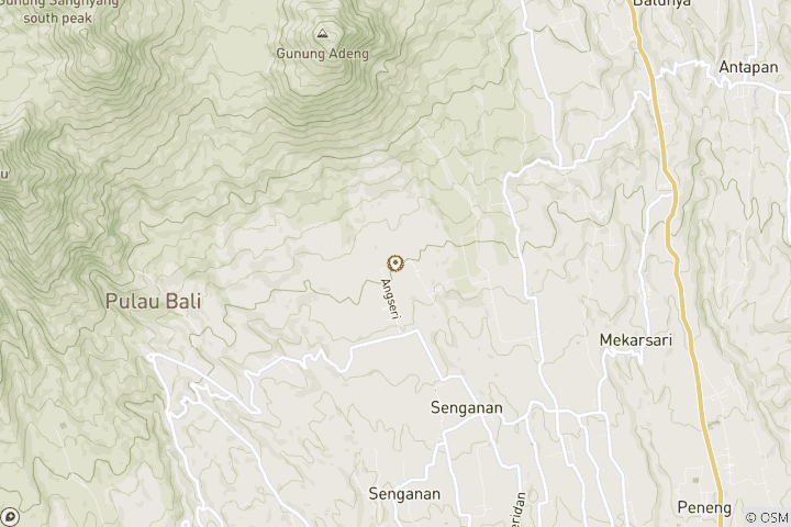 Map of Way Changer Reise Bali - Be the captain of your life