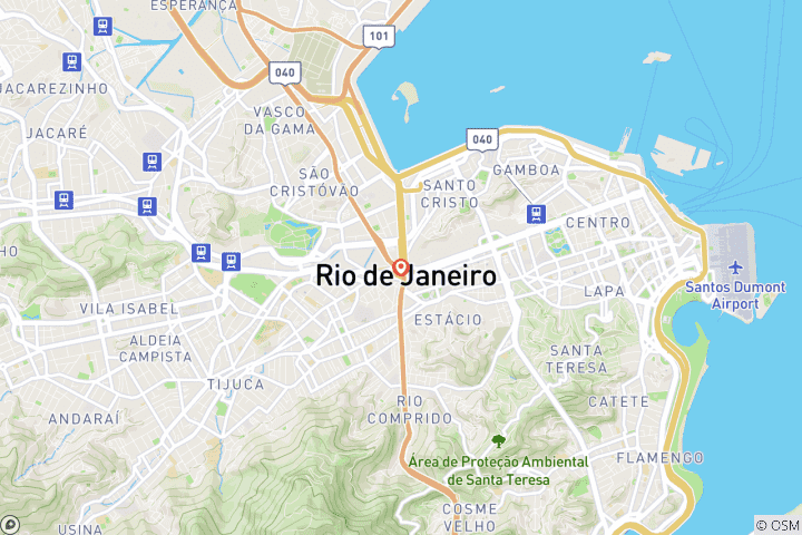 Carte du circuit Carnaval de Rio - Les femmes volent en solo