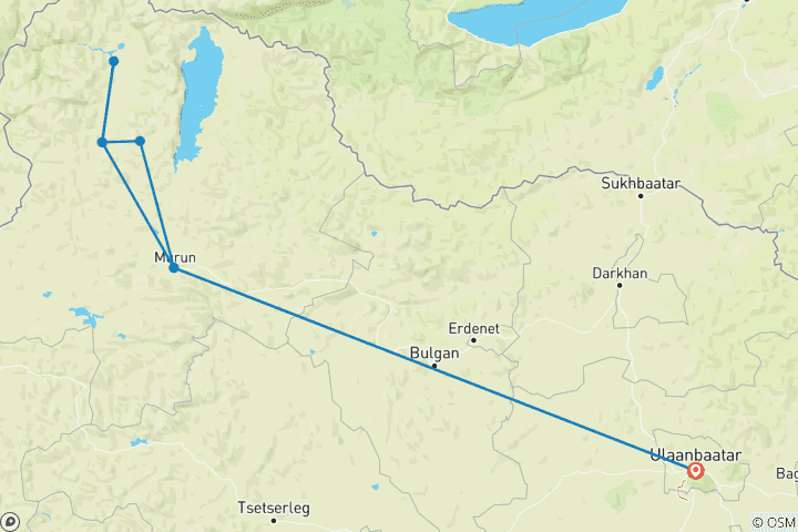 Mapa de Septiembre de 2025 Tribu Tsaatan: Los pastores de renos de Mongolia