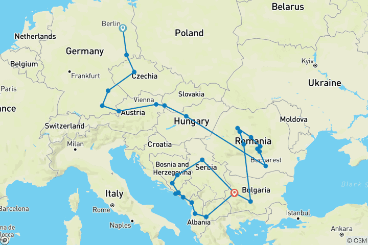Karte von Großer Europäer -