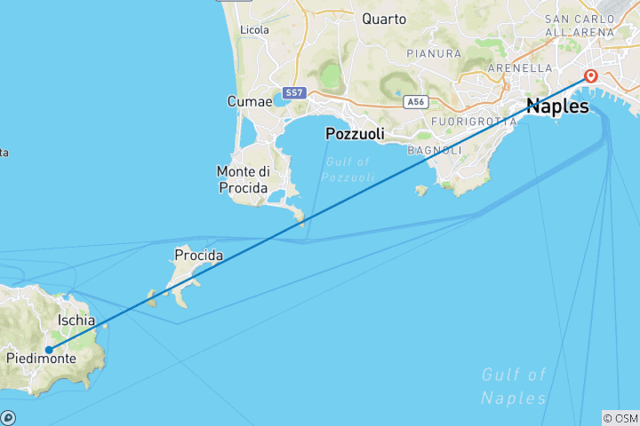 Carte du circuit Séjour thermal sur l'île d'Ischia - 8 jours