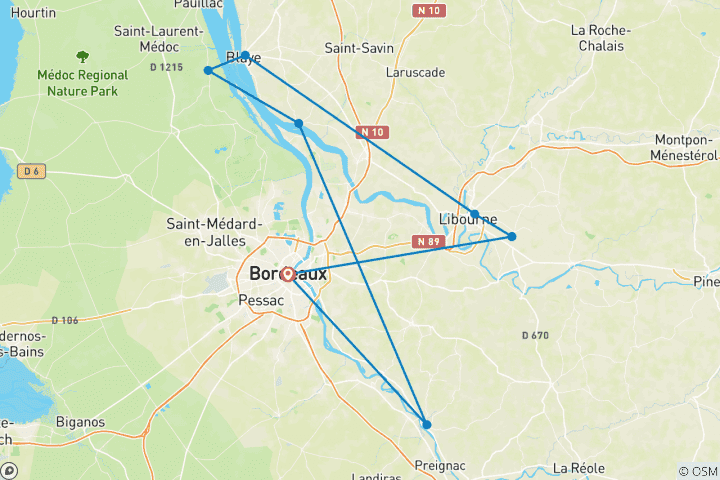 Map of Bordeaux Affair 2025