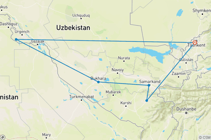 Map of Ultimate Uzbekistan