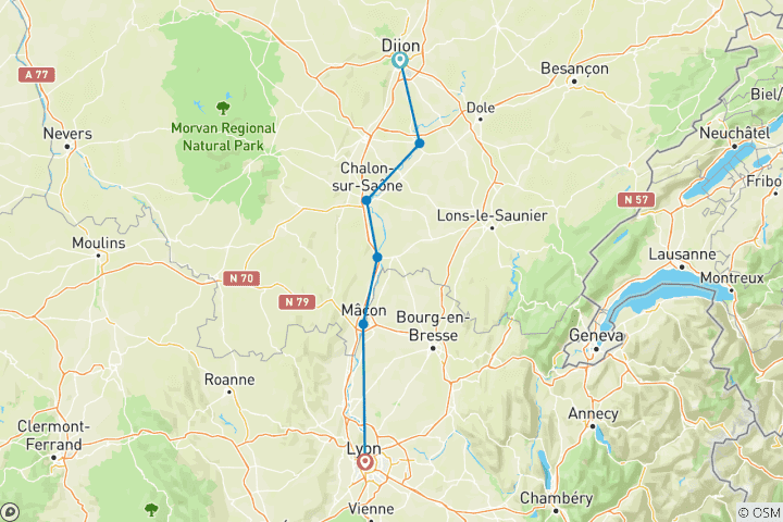 Map of Flavors of Burgundy 2027
