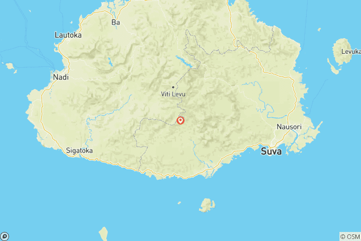 Map of Fiji Ocean Escape – 6 Days of Island Paradise, Snorkeling & Relaxation