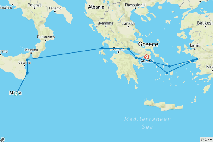 Carte du circuit Carrefour méditerranéen 2027