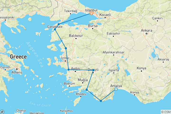 Map of Upgraded - Discover Turkey