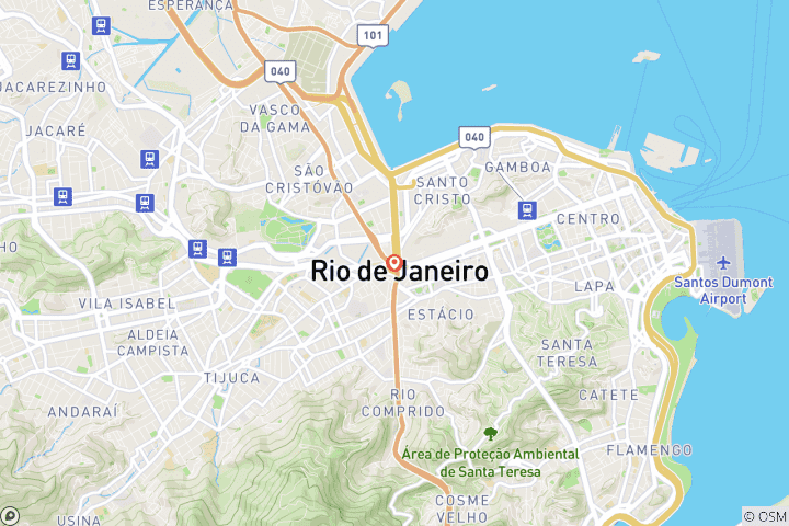 Carte du circuit Rio de Janeiro : Samba, nourriture de l'âme et couchers de soleil