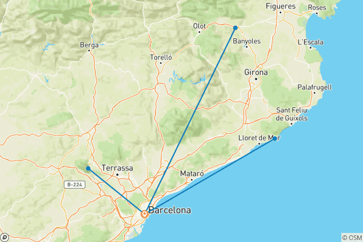 Map of 6 Days in Barcelona: Culture, Coastlines & Catalan Charm
