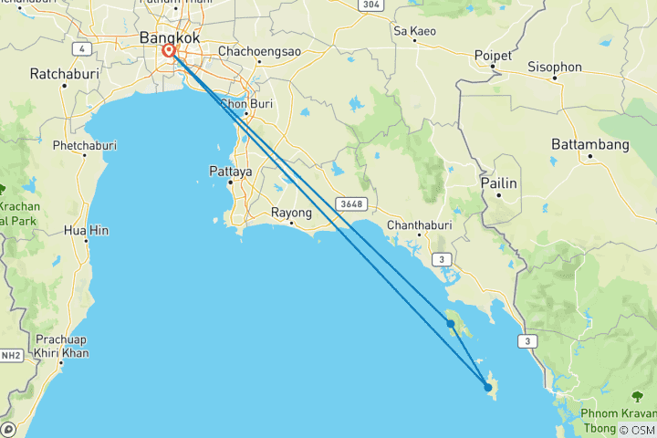 Map of ThaiLand IsLand Hopping: Too Koh Kood to Be True