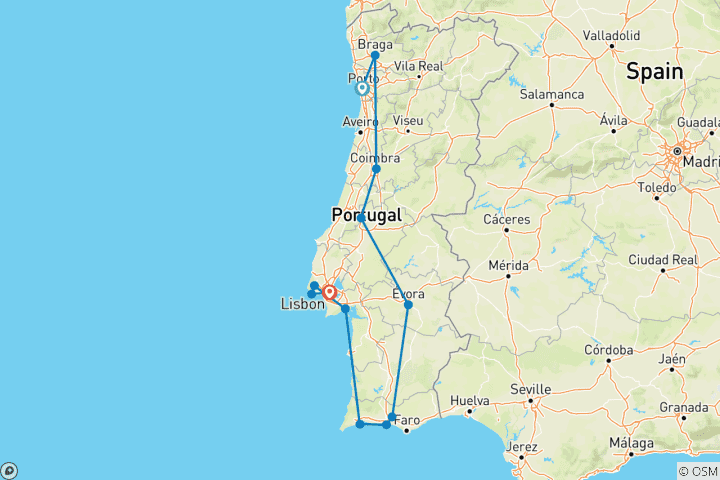 Map of Ultimate Portugal
