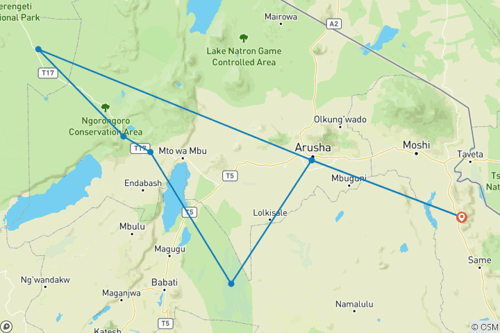 Karte von Tansania: Impressionen