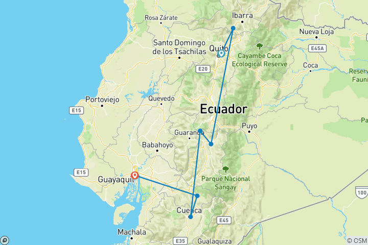 Mapa de Ecuador: Maravillas Naturales y Culturas Antiguas